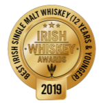 Irish Whiskey Awards 2019 Best Irish Single Malt Age 12 Years and Under logo