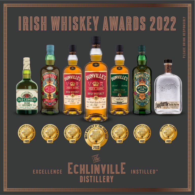Dunville's named Whiskey of the Year Echlinville Distillery