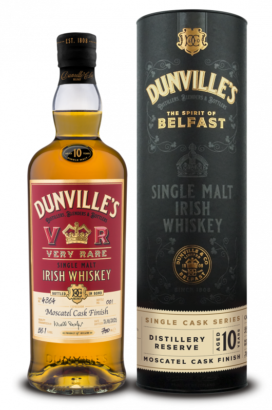 Dunville’s Moscatel 10 Year Old Single Malt Single Cask